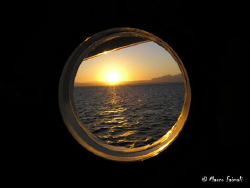 ...onboard toilet sunset included!! by Marco Faimali 